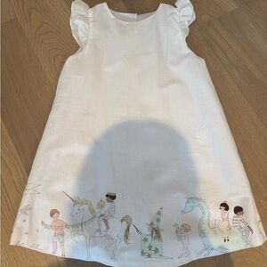 White Andrea Giler Party Dress girls size 5